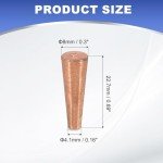 Copper Tapered Stoppers for Sealing 1/4" Tubes