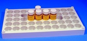 White Scintillation Vial Storage Rack