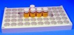 White Scintillation Vial Storage Rack