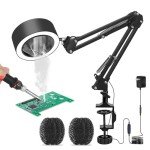 Solder Smoke Absorber Lamp with Fume Extractor