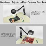 Solder Smoke Absorber Lamp with Fume Extractor