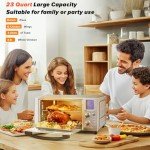Secura 23QT Air Fryer Toaster Oven Combo