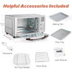 Secura 23QT Air Fryer Toaster Oven Combo