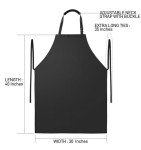 Heavy Duty Waterproof Bib Apron for Men & Women