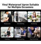 Heavy Duty Waterproof Bib Apron for Men & Women