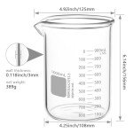 Heavy Duty 1000ML Borosilicate Glass Beaker