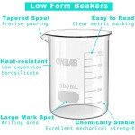 ONiLAB Glass Measuring Beaker Set - 3 Sizes
