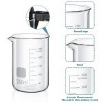 Frienda 10-Piece Lab Glassware Set for Chemistry