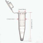 0.5ml Microcentrifuge PCR Tubes - 1000 Pack