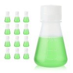 12-Piece Plastic Erlenmeyer Flask Set, 50ml