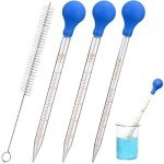 Glass Pipette Set with Rubber Caps - 2x10ml & 5ml