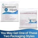 EVVIVA SCIENCES 300 Low-Lint Cleanroom Wipes 9"x9