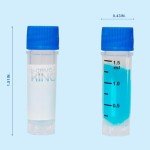 CryoKING 1.5ml Plastic Vials with Purple Caps