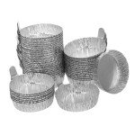 50pcs Aluminum Foil Weighing Dishes – Lab Trays
