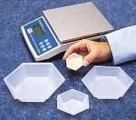 Plastic Hexagonal Weigh Boats - 100 Pack