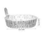 50pcs Aluminum Foil Weighing Dishes – Lab Trays