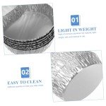 50pcs Aluminum Foil Weighing Dishes – Lab Trays