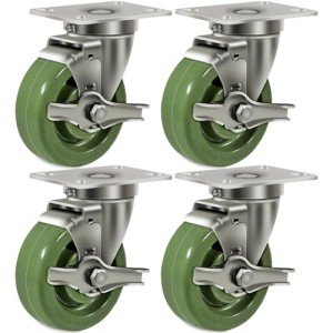 Heavy Duty Stainless Steel Casters for Labs & Ovens