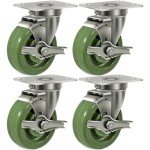 Heavy Duty Stainless Steel Casters for Labs & Ovens
