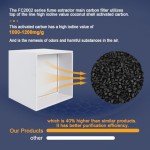 FumeClear FC2002 Replacement Filter Set – Black/Gray