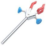 Stonylab 3-Prong Swivel Clamp - Adjustable Lab Accessory