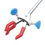 Stonylab 3-Prong Swivel Clamp - Adjustable Lab Accessory