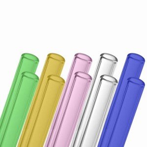 Multi-Color Glass Blowing Tubes - 10 Pack