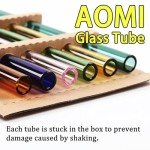 Multi-Color Glass Blowing Tubes - 10 Pack