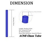 Multi-Color Glass Blowing Tubes - 10 Pack