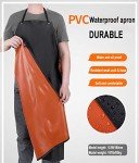 Heavy Duty Waterproof Vinyl Apron 43" x 31