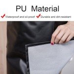 Waterproof Apron with Large Pockets - Black