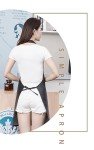 Waterproof Apron with Large Pockets - Black
