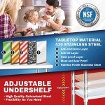 DuraSteel 24x30 Inch Stainless Steel Prep Table