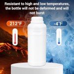 ASEVAT 33.8 oz Plastic Reagent Bottles (2 Pack)