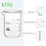 100ml Borosilicate Glass Beaker Set - 4 Pieces