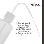 EISCO 125ml Wash Bottle - Leak-Proof, Translucent