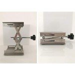 Stainless Steel Lab Jack Scissors Lift Platform 4"x4