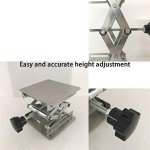 Stainless Steel Lab Jack Scissors Lift Platform 4"x4