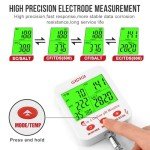 GIDIGI 8-in-1 pH and Salt Monitor Meter