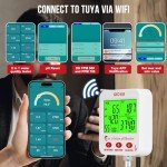 GIDIGI 8-in-1 pH and Salt Monitor Meter