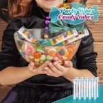 20PCS Clear Plastic Test Tubes with Caps