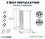 Wall-Mounted Latex Glove Holder and Tissue Dispenser