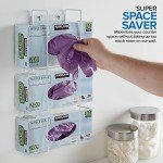 Triple Gloves Dispenser and Tissue Box Holder