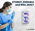 Wall-Mounted Latex Glove Holder and Tissue Dispenser