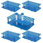 Blue 5PCS 50-Well Centrifuge Tube Rack