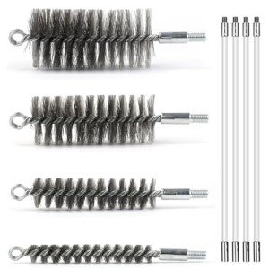 50-Piece Pipe Cleaning Brush Set with Flexible Rods