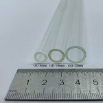 12-Pack 8" Borosilicate Glass Tubes - 12mm OD