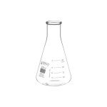 EISCO 125mL Borosilicate Glass Erlenmeyer Flask