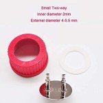 316 Stainless Steel 2-Port Vent for GL45 Bottles