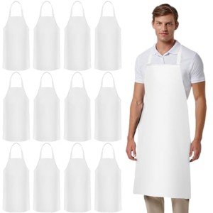 Cabaubl 12 Pack Unisex Bib Aprons for All